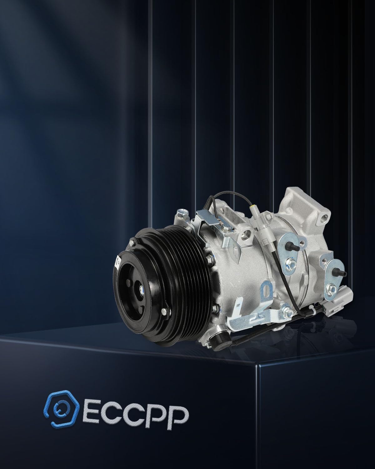 AC Compressor with Clutch – Fits 2007-2011 Toyota Camry 3.5L & 2005-2012 Toyota Avalon 3.5L | Fast Cooling, 7 Grooves