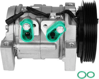 AC Compressor with Clutch – Fast Cooling, 1999-2003 Chevrolet Tracker L4 2.0L, 5 Grooves, 10S11C