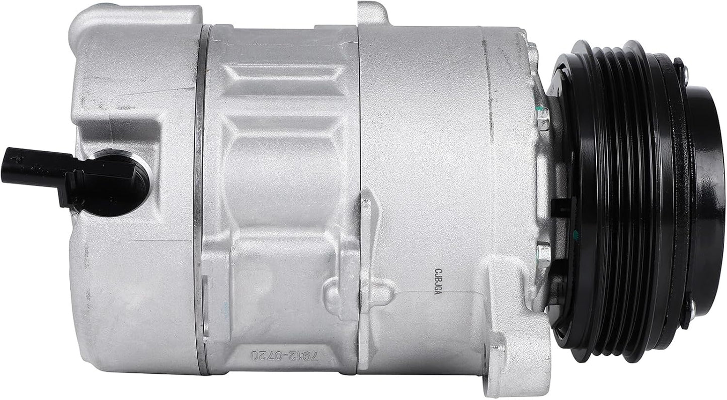 A/C Compressor with Clutch – Compatible with Chevrolet Silverado 1500/2500 & GMC Sierra 1500 (2014-2019, 4.3L, 5.3L, 6.2L)