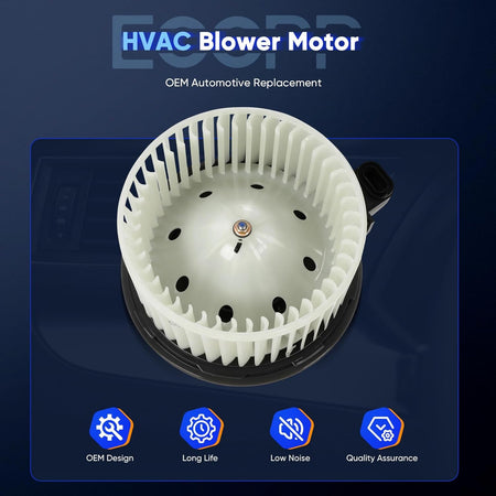 AC Blower Motor Compatible with 2007-2008 Ford Expedition & Lincoln Navigator – HVAC Heater Blower Motor Replacement (700225, 7L1Z-19805-D, 7L1Z19805D, 615-00114, 2311711, PM9370) - KUDUPARTS