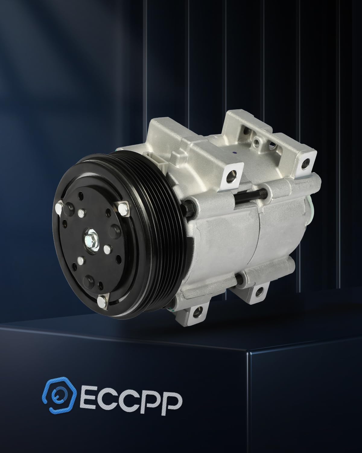 AC Compressor Fast Cooling – Compatible with Ford Bronco 5.0L (1990–1995) & Ford F-150 4.9L, 5.0L, 5.8L (1994–1996) - KUDUPARTS