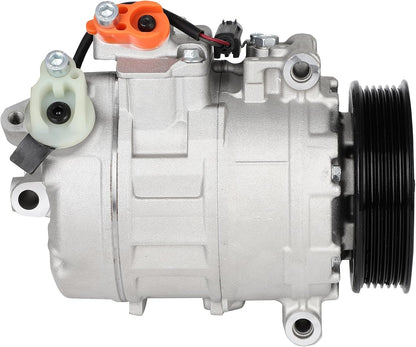 AC Compressor with Clutch – Fast Cooling, 4 Grooves, Fits BMW 525i/525xi 3.0L (2006-2007) & Z4 3.0L (2009-2011)