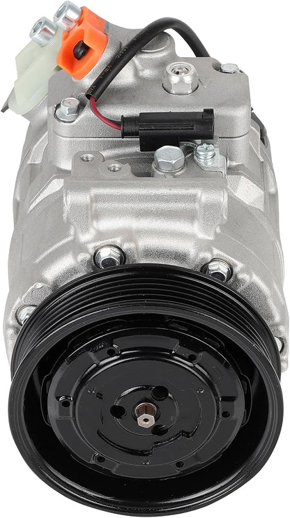 AC Compressor with Clutch – Fast Cooling, 4 Grooves, Fits BMW 525i/525xi 3.0L (2006-2007) & Z4 3.0L (2009-2011)