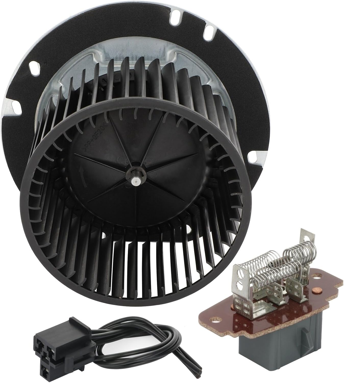 HVAC Blower Motor with Fan Cage & Resistor – Compatible with 1995–1997 Ford Ranger | OEM Replacements 700150, F57Z19805B, F0TZ18504A | Heater Blower Motor Assembly