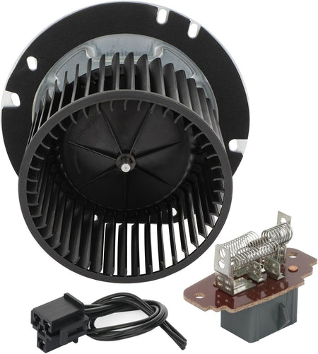 HVAC Blower Motor with Fan Cage & Resistor – Compatible with 1995–1997 Ford Ranger | OEM Replacements 700150, F57Z19805B, F0TZ18504A | Heater Blower Motor Assembly - KUDUPARTS