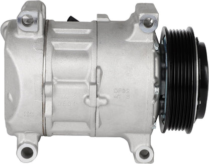 AC Compressor with Clutch – Compatible with 2019-2020 Chevrolet Silverado 4500/5500/6500 HD 6.6L & 2015-2023 GMC Sierra 2500/3500 HD 6.6L