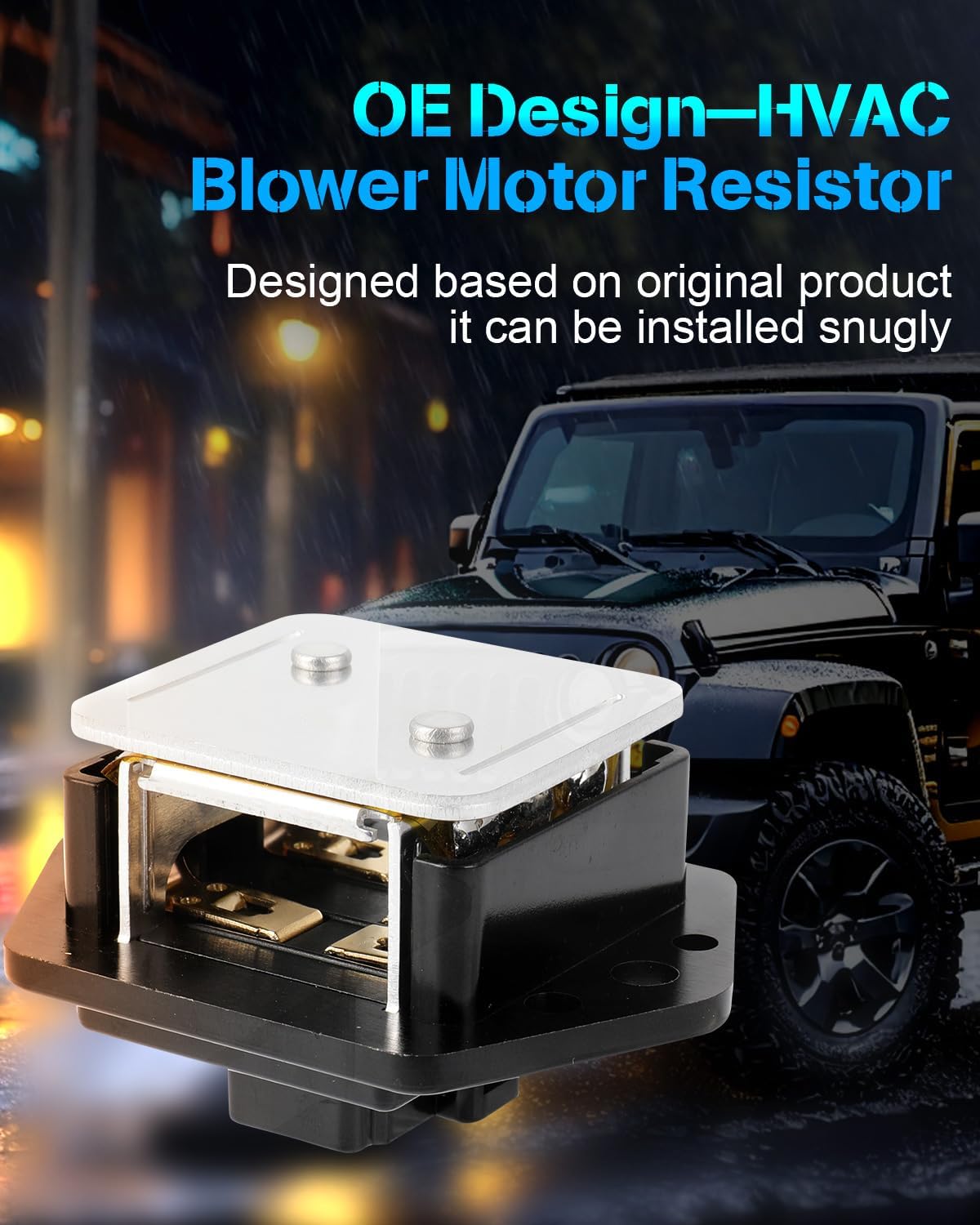 AC Blower Motor Resistor – Compatible with 1996-1997 Acura SLX, 1997-2002 Chevy T6500/T7500, 1994-2002 Honda Passport, Isuzu Amigo, Suzuki Esteem – HVAC Heater Resistor Control Module RU531 - KUDUPARTS