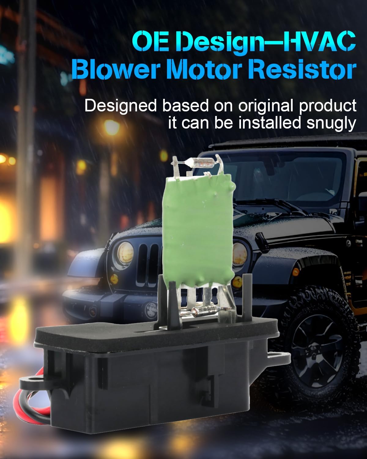 Heater Blower Motor Resistor & Fan Regulator – Compatible with 1996-2005 Chevrolet Astro & GMC Safari (OE 15-80521, 12135105)