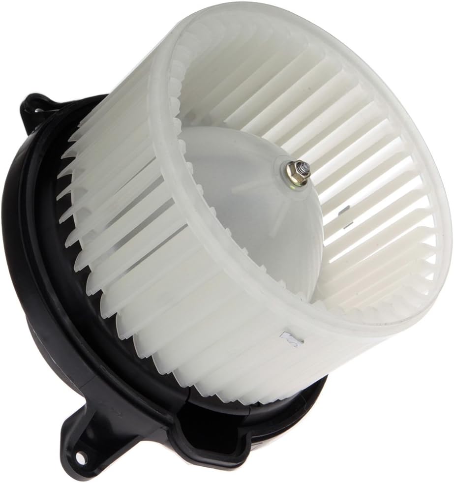 HVAC AC Heater Blower Motor with Fan Cage, Front for 2005-2015 Nissan Frontier, 2005-2012 Pathfinder, 2005-2015 Xterra