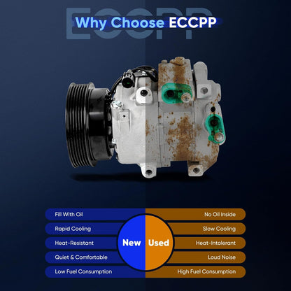 AC Compressor for Kia Forte 2.0L & 2.4L (2010-2013) – Air Conditioning Compressor