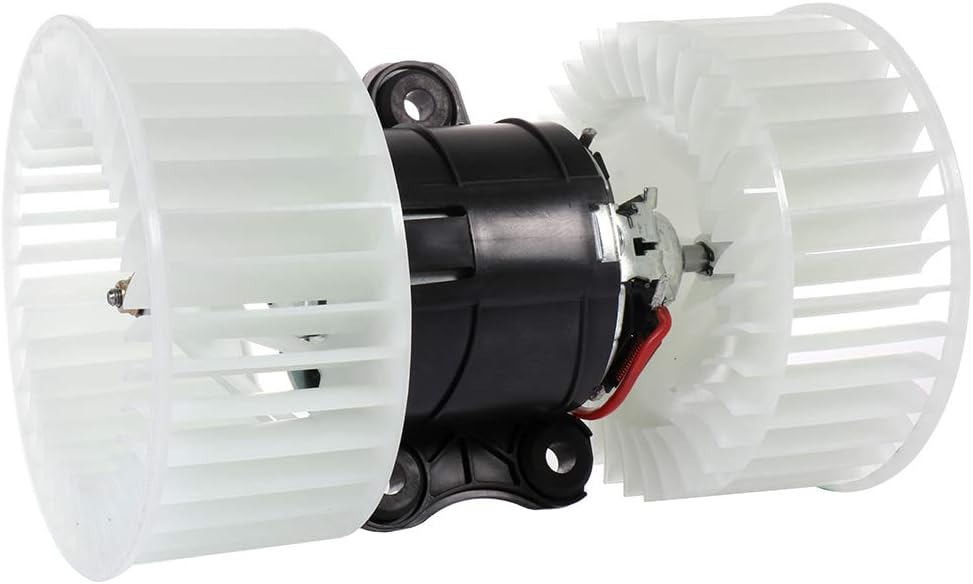 HVAC Plastic Heater Blower Motor with Fan Cage Compatible with BMW 525i (2001-2003), 528i (2000), 530i (2001-2003), 540i (2000-2003), X5 (2001-2006) - KUDUPARTS