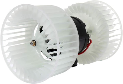 HVAC Plastic Heater Blower Motor with Fan Cage Compatible with BMW 525i (2001-2003), 528i (2000), 530i (2001-2003), 540i (2000-2003), X5 (2001-2006)