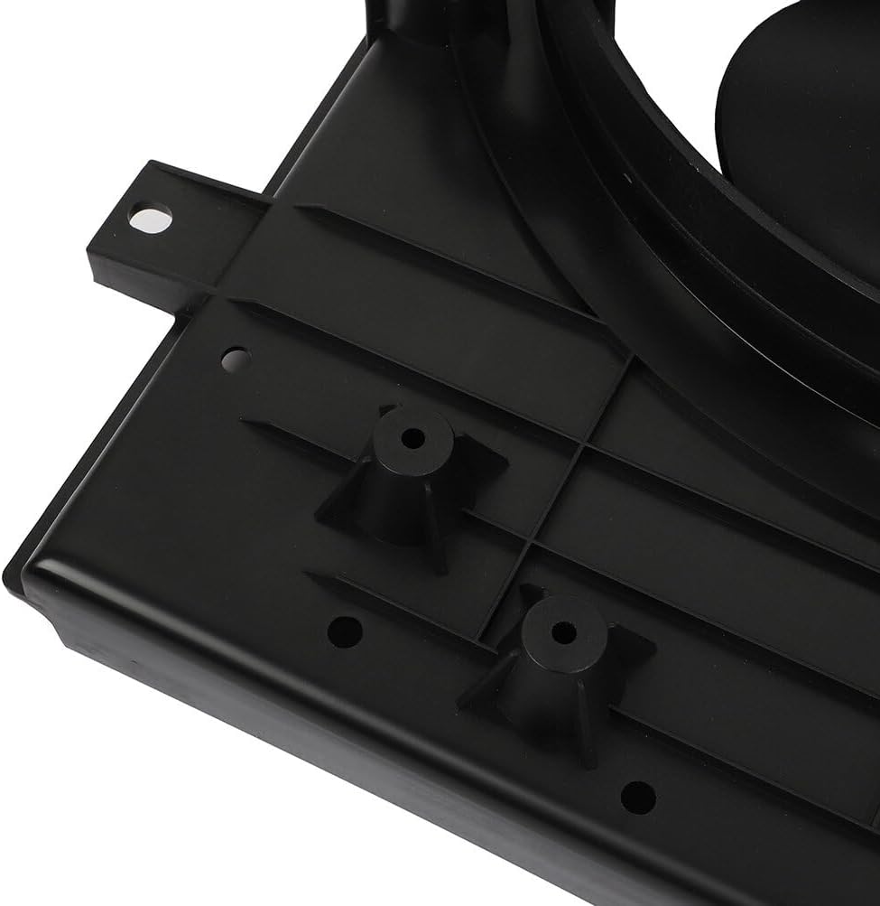 Radiator Condenser Cooling Fan Assembly Compatible with 2000-2002 TT, 2000-2006 TT Quattro, 1999-2006 Golf, 1999-2005 Jetta