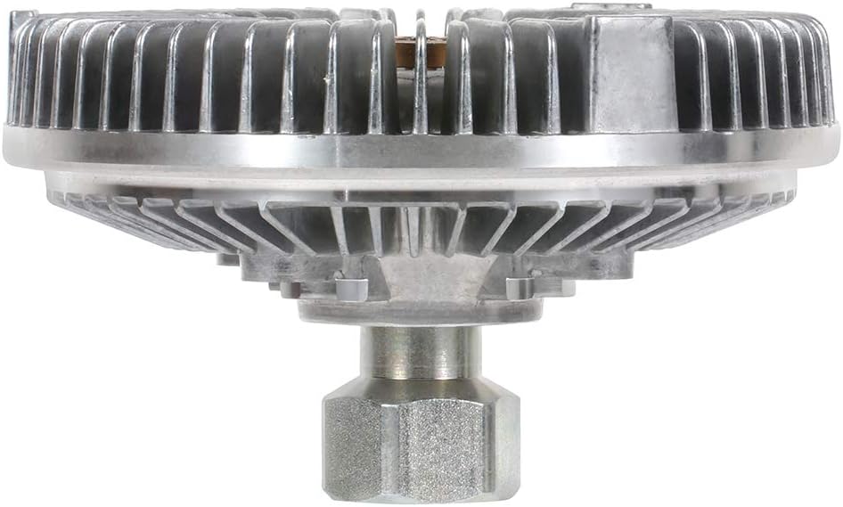 Engine Cooling Fan Clutch Replacement Compatible with 2002-2010 Chevrolet Silverado 1500/2500/3500 HD - KUDUPARTS