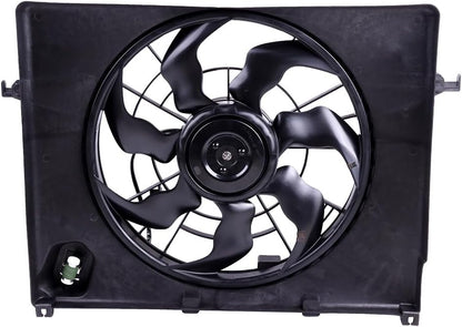 Radiator Fan Compatible with 2011-2014 Hyundai Sonata & 2011-2012 Kia Optima – Replaces 253803Q170, 615343372211, 674-50659, H8965A, HY3115129