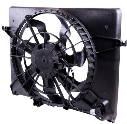Radiator Fan Compatible with 2011-2014 Hyundai Sonata & 2011-2012 Kia Optima – Replaces 253803Q170, 615343372211, 674-50659, H8965A, HY3115129