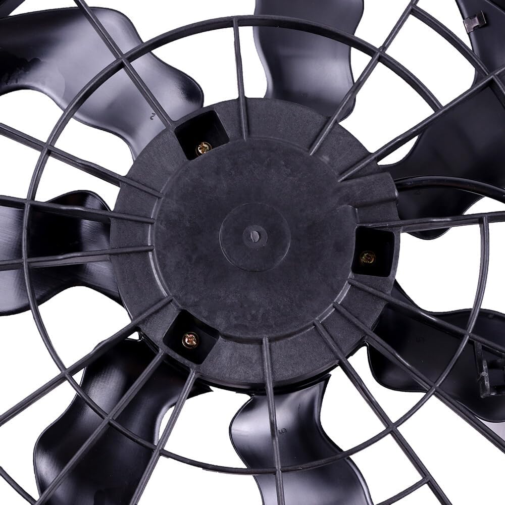 Radiator Fan Compatible with 2011-2014 Hyundai Sonata & 2011-2012 Kia Optima – Replaces 253803Q170, 615343372211, 674-50659, H8965A, HY3115129