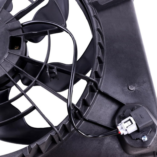 Radiator Fan Compatible with 2011-2014 Hyundai Sonata & 2011-2012 Kia Optima – Replaces 253803Q170, 615343372211, 674-50659, H8965A, HY3115129 - KUDUPARTS