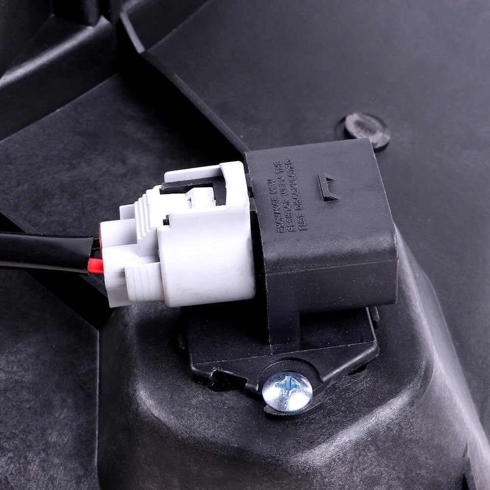 Radiator Fan Compatible with 2011-2014 Hyundai Sonata & 2011-2012 Kia Optima – Replaces 253803Q170, 615343372211, 674-50659, H8965A, HY3115129 - KUDUPARTS
