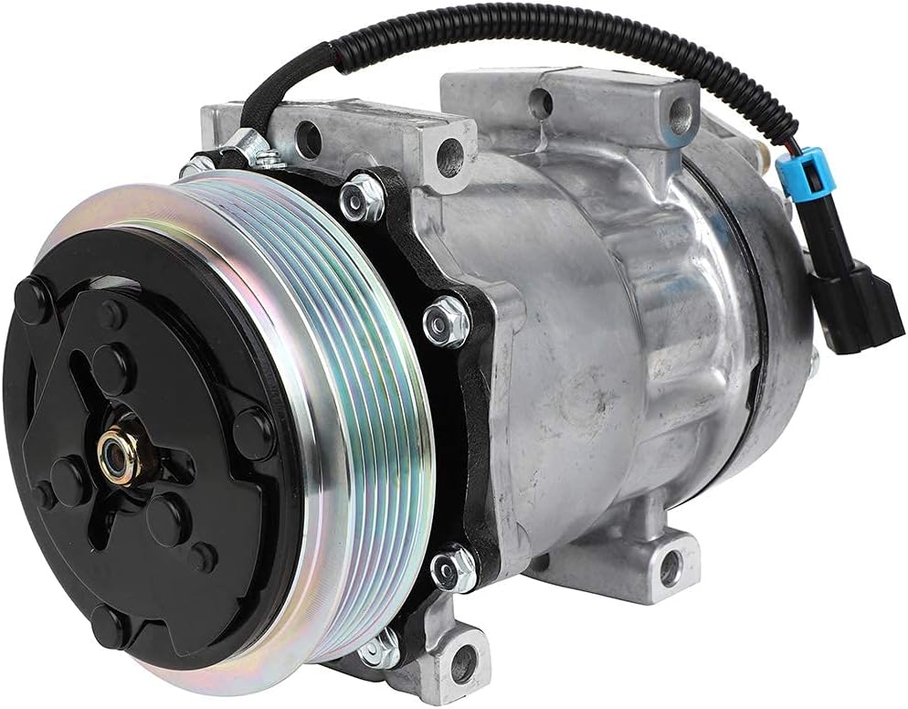 A/C Compressor with Clutch for 2008 Volvo VNM (10.8L, 12.1L, 12.8L) & Volvo VT (14.9L)