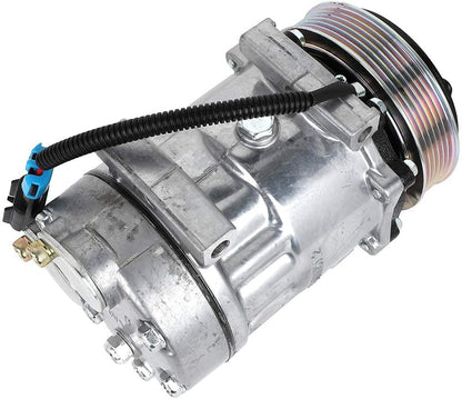 A/C Compressor with Clutch for 2008 Volvo VNM (10.8L, 12.1L, 12.8L) & Volvo VT (14.9L)
