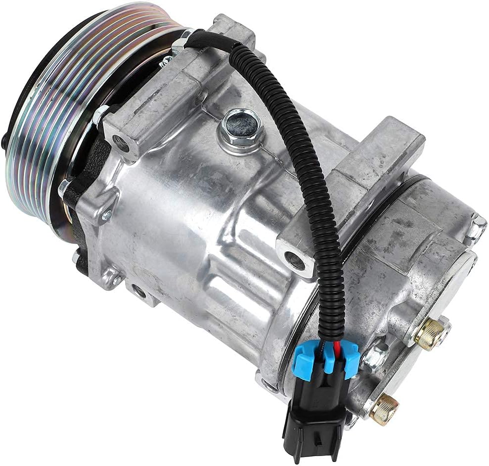 A/C Compressor with Clutch for 2008 Volvo VNM (10.8L, 12.1L, 12.8L) & Volvo VT (14.9L)