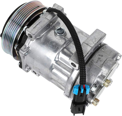 A/C Compressor with Clutch for 2008 Volvo VNM (10.8L, 12.1L, 12.8L) & Volvo VT (14.9L) - KUDUPARTS