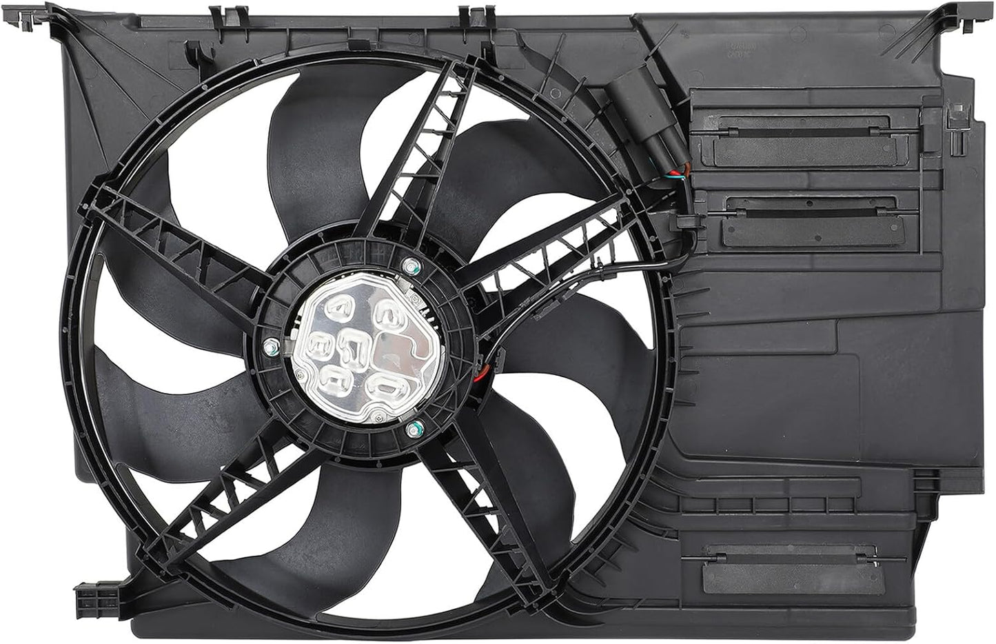 Radiator Cooling Fan Assembly Compatible with Mini Cooper 2014-2019 | FA71642, 17427617609, 17428645861, 17428596240