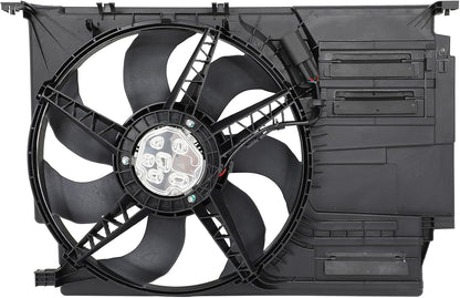 Radiator Cooling Fan Assembly Compatible with Mini Cooper 2014-2019 | FA71642, 17427617609, 17428645861, 17428596240