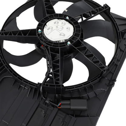 Radiator Cooling Fan Assembly Compatible with Mini Cooper 2014-2019 | FA71642, 17427617609, 17428645861, 17428596240