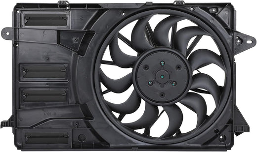 Radiator Cooling Fan Assembly Compatible with 2018-2019 Buick Lacrosse, 2016-2020 Chevrolet Malibu – 624090, 84297662 - KUDUPARTS