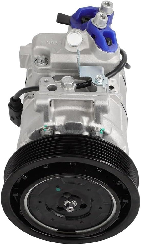 AC Compressor with Clutch – Fits Audi Q5 3.2L (2009-2012) & S4 3.0L (2010-2012) – Rapid Cooling, 6 Grooves - KUDUPARTS