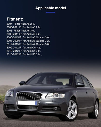 AC Compressor with Clutch – Fits Audi Q5 3.2L (2009-2012) & S4 3.0L (2010-2012) – Rapid Cooling, 6 Grooves