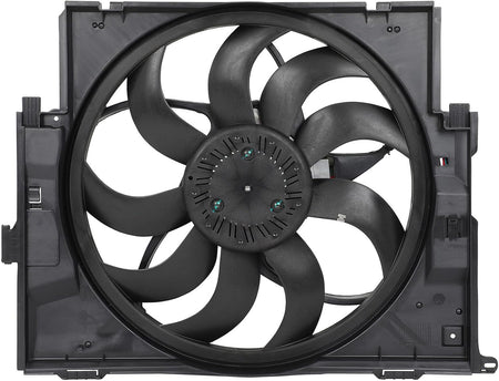 Radiator Cooling Fan Assembly Compatible with 2014-2016 BMW 228i, 2015-2016 228i xDrive, 2014-2018 320i – Replaces 6010278, 17428641963, 17427640508 (300W) - KUDUPARTS