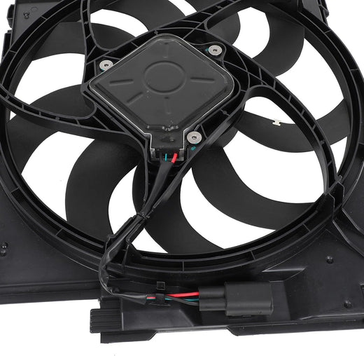 Radiator Cooling Fan Assembly Compatible with 2014-2016 BMW 228i, 2015-2016 228i xDrive, 2014-2018 320i – Replaces 6010278, 17428641963, 17427640508 (300W) - KUDUPARTS