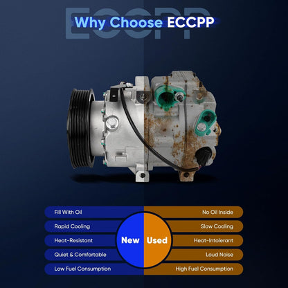 2013-2018 Hyundai Santa Fe & Kia Sorento 3.3L AC Compressor with Clutch – Rapid Cooling