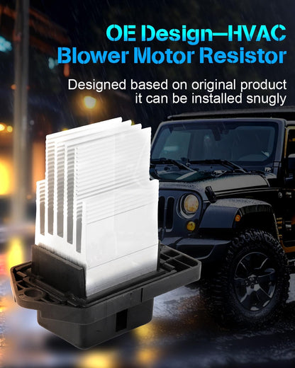AC Blower Motor Resistor Compatible with 2016-2021 Hyundai Tucson & 2016-2022 Kia Sportage – HVAC Heater Blower Resistor Control Module (Replaces RU945, 4P1886, SW11606C, 97179D1000)