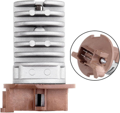 For Acura/Honda Heater Blower Motor Resistor RU364 – Fits 2001–2006 Acura MDX, 2003–2008 Honda Pilot – AC Blower Motor Regulator Resistor (4P1493, JA1626, 79330S3VA51, RU364) – Rear Blower Motor Resistor
