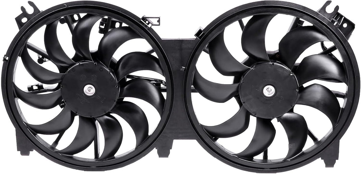 620-453 Cooling Fan + 2988 Radiator + 3639 Condenser Kit Compatible with Nissan Altima 2007-2013 - KUDUPARTS