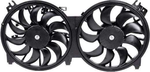 620-453 Cooling Fan + 2988 Radiator + 3639 Condenser Kit Compatible with Nissan Altima 2007-2013 - KUDUPARTS