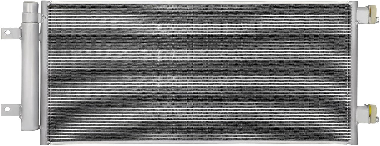 2017-2019 Chevrolet Cruze 1.4L Radiator Cooling Fan Assembly Replacement (Condenser 30033, 624140, 39013323, GM3115303)