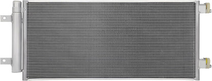 2017-2019 Chevrolet Cruze 1.4L Radiator Cooling Fan Assembly Replacement (Condenser 30033, 624140, 39013323, GM3115303)