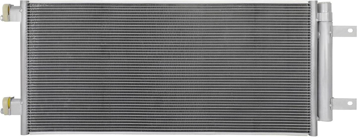 2017-2019 Chevrolet Cruze 1.4L Radiator Cooling Fan Assembly Replacement (Condenser 30033, 624140, 39013323, GM3115303)