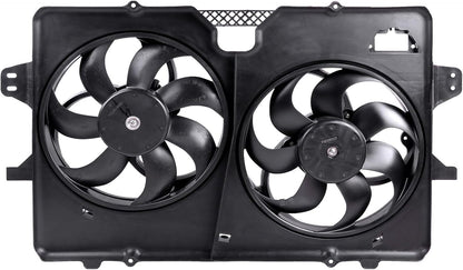 621-038 Cooling Fan + 3675 Condenser Combo for 2008-2012 Ford Escape, 2008-2011 Mazda Tribute & Mercury Mariner