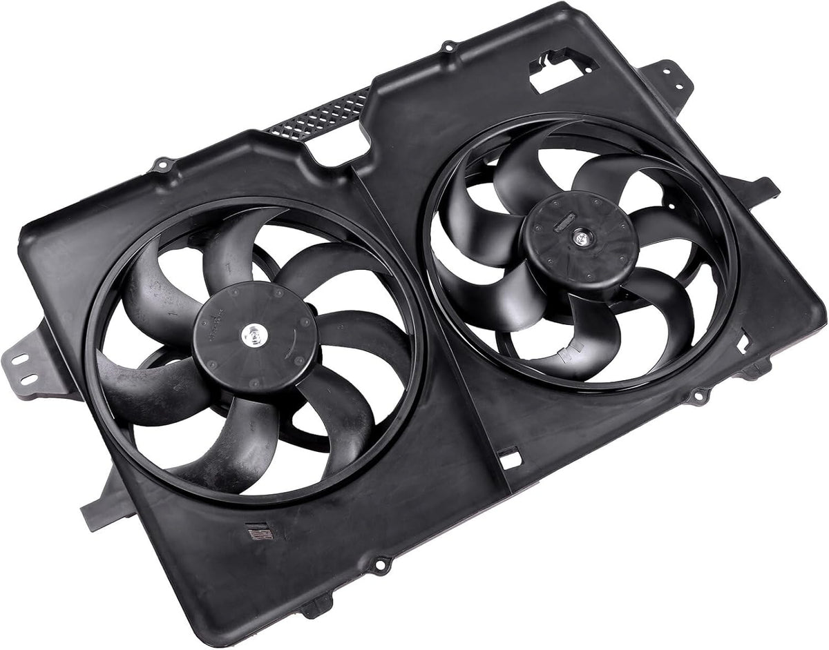 621-038 Cooling Fan + 3675 Condenser Combo for 2008-2012 Ford Escape, 2008-2011 Mazda Tribute & Mercury Mariner - KUDUPARTS