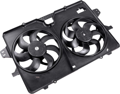 621-038 Cooling Fan + 3675 Condenser Combo for 2008-2012 Ford Escape, 2008-2011 Mazda Tribute & Mercury Mariner