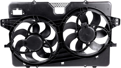 621-038 Cooling Fan + 3675 Condenser Combo for 2008-2012 Ford Escape, 2008-2011 Mazda Tribute & Mercury Mariner