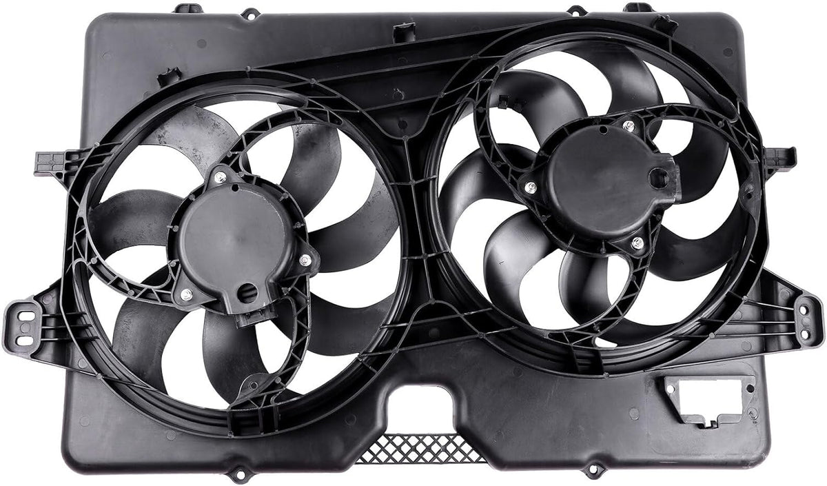 621-038 Cooling Fan + 3675 Condenser Combo for 2008-2012 Ford Escape, 2008-2011 Mazda Tribute & Mercury Mariner - KUDUPARTS