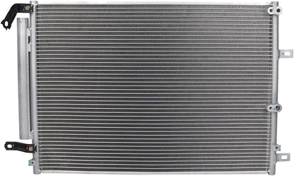 AC Condenser Compatible with 2014-2018 Jeep Cherokee Latitude/Sport/Limited/Trailhawk 4-Door – Radiator Cooling Fan Assembly, Replacement 4361, 52014775AB, CH3030251