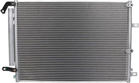 AC Condenser Compatible with 2014-2018 Jeep Cherokee Latitude/Sport/Limited/Trailhawk 4-Door – Radiator Cooling Fan Assembly, Replacement 4361, 52014775AB, CH3030251 - KUDUPARTS